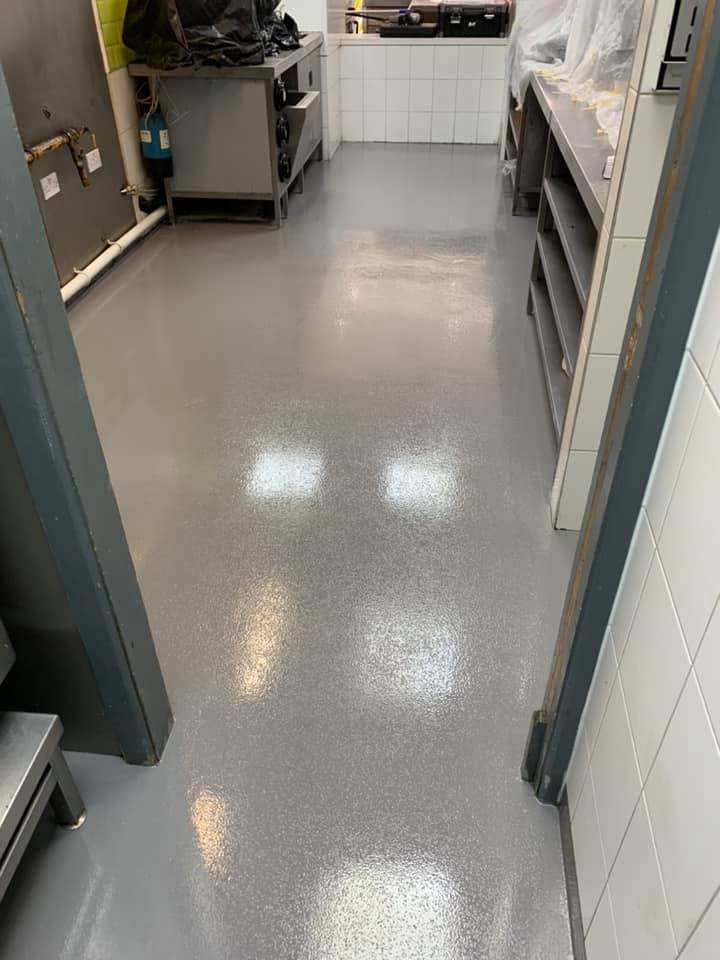 Industrial kitchen flooring Flormac Resin Flooring
