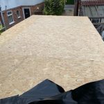 New flat roof OSB